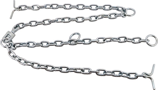 Cadena Buey con Eslabon Recto - 80x46 cm / 5 mm